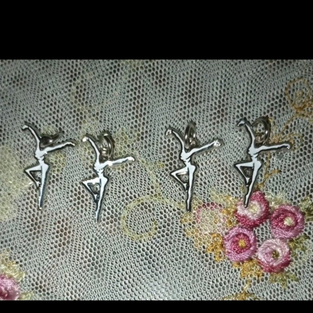Silver Dancer Charms